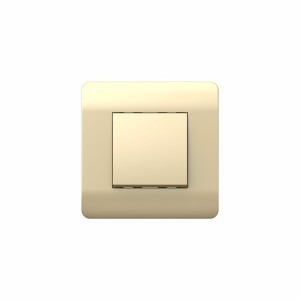 Переключатель 1-кл. NEW3-E 10А шампань 431382