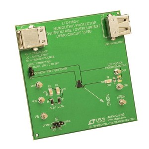 DC1575B, Средства разработки интегральных схем (ИС) управления питанием LTC4362CDCB-2 Demo Board - Monolithic Ov