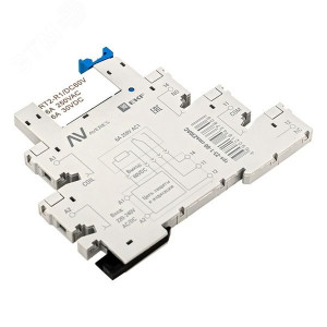 Реле промежуточное РП slim 23/1 6А 230В AC с розеткой в сборе rps-23-1-60-rms230AC