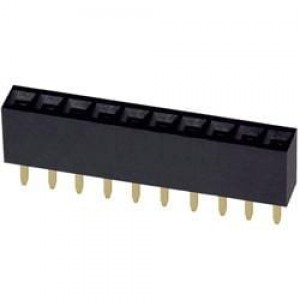 10Fx1-254mm, Проводные клеммы и зажимы 2.54MM 0.1" 10-PIN FEMALE HEADER