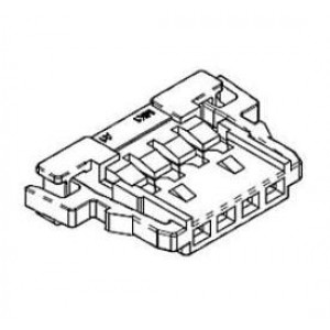 104085-0400, Осветительные коннекторы 1.25 W-t-B Conn. 4P Locking Type