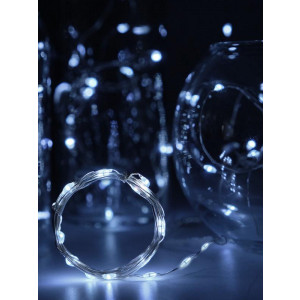 Гирлянда DC-G05-20WS2 20LED 2xCR2032 (в компл.) бел. (уп.2шт) ФАZА 5048010