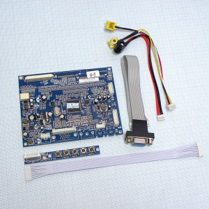 AV MI703N8 (VGA + AV input), Плата управления для MI0800ET, вход AV и VGA