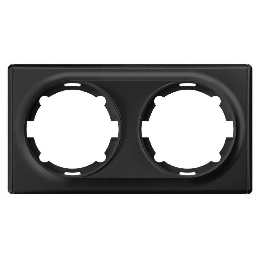 Изображение товара Рамка OneKeyElectro Florence черная 1E52201303