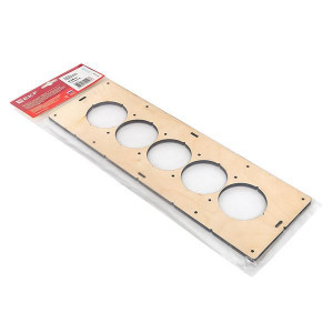 Шаблон для подрозетников c 5 отв. диам. 68 мм EKF Expert sh-d68-5