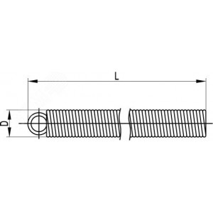 Пружина стальная для изгиба жестких труб 16мм 59516