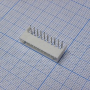 XH 10MRk 2.5mm формованный, вилка в плату формованная