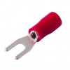 Наконечник вилочный изолированный 3.2 мм 0.5-1.5 мм2 (НВи 1.5-3/НВи 1,25-3) красный 08-0111