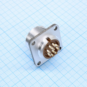 2PM22K10Z2, Разъем цилиндрический 10 контактов