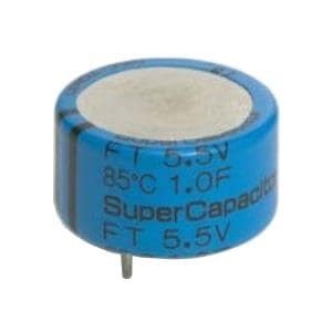 FTW0H104ZF, Суперконденсаторы / ионисторы 5.5V 0.1F -20/+80% LS=5.08mm