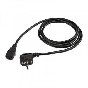 Шнур сетевой Евро 0.75кв.мм 1.8м (PE) (с заземлением) 11-1121