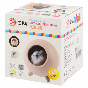 Детский ночник - светильник светодиодный NLED-468-1W-P хомяк розовый Б0052816