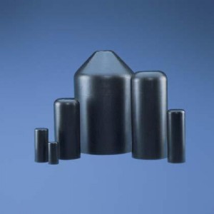 HSEC2.0-5, Heat Shrink Tubing and Sleeves Heat Shrink Thick Ad End Cap 2.2 BLK