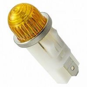 1050QA3, Световые панельные индикаторы AMBER DIFFUSED 1/2" MOUNTING HOLE