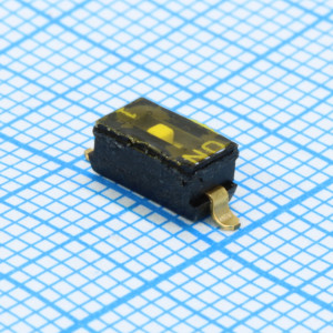 DS1040-02-01SBWR, Переключатель DIP 1 группа 25 мА (SMТ)