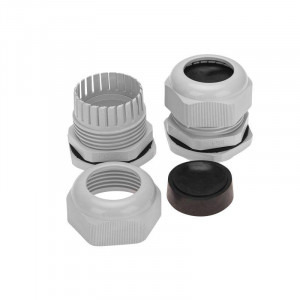 Кабельный ввод PG-36 (22-32 мм) серый 07-8036