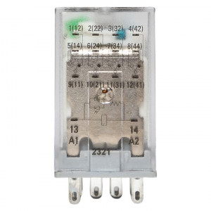 Реле промежуточное RPA 22/4 5A 220В DC AVERES rpa-22-4-220DC