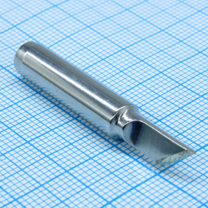 T900-1.6K, Жало для паяльной станции ST80/AT937/AT989/AT989D/ST8802/AT8502D скошенный под 45° резец толщиной 1.6мм