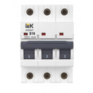 Выключатель автоматический модульный 3п D 16А M06N ARMAT AR-M06N-3-D016