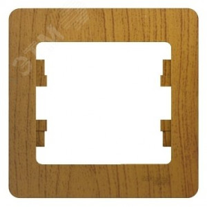 Рамка 1-м Glossa дер. дуб SE GSL000501