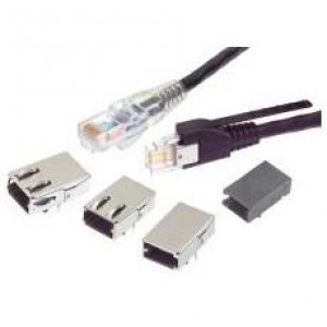 RJP5-10-0010, Модульные соединители / соединители Ethernet Dual Port RJ point Five Connector