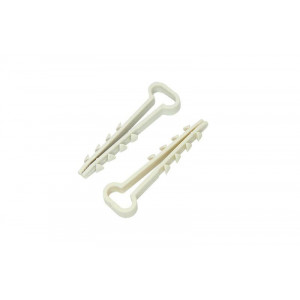 Дюбель-хомут 5-10 для плоского кабеля прямоуг. бел. (уп.100 шт) 07-4611