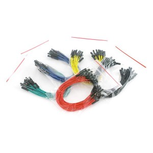 PRT-09139, Принадлежности SparkFun Jumper Wires Premium 6\" M/F Pack of 100"