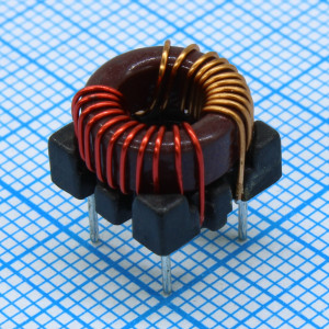 FWCMT100604131M, Дроссель выводной на тороидальном сердечнике T10/6/4, 130мкГн, 20% (аналог RC100W-L7-1.1)