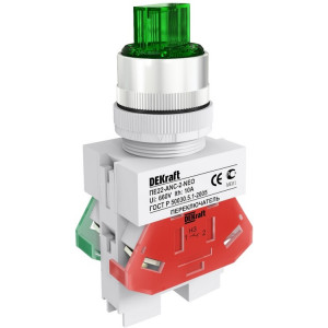 Перекл. 2 фикс. пол. I-O станд.руч. 1НО+1НЗ ANC-2 22з 25072DEK