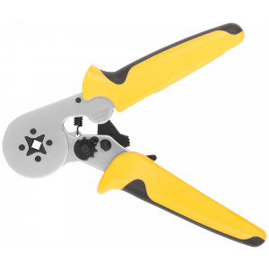 Пресс-клещи для обжима втулочных наконечников 0,25-10 мм, прорезиненные ручки 175 мм 60072