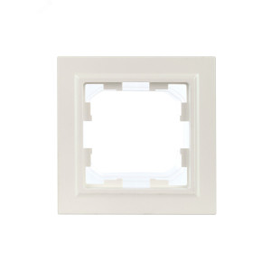 BRITE Рамка 1-мест. IP44 РУ-1-БрЖ-44 жемч. BR-M12-44-K36