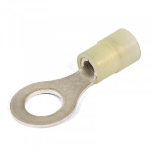 Наконечник кабельный кольцевой изолированный ВНКИ 6.0-8 серия ПРОФИ, Виброустойчивый кольцевой кабельный изолированный наконечник с нейлоновой манжетой, сечение 2.5-6 мм2 под М8