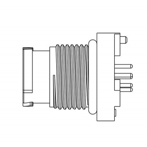 AD-05PMMP-QC8001, Цилиндрические метрические разъемы 5P M CONN M PIN PCB