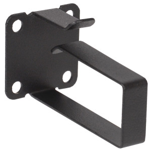 Кольцо кабельное 50x44мм с площадкой (компл. 4шт), черное CR05-5044-PL