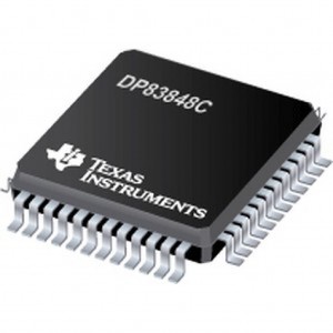 DP83848CVV/NOPB, Приемопередатчик 10/100 Мбит Ethernet PHY с интерфейсом SNI и поддержкой JTAG