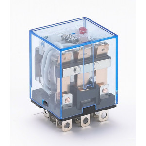 Промежуточное реле 3 конт. с инд. LED 10А 220В AC ПР 23205DEK