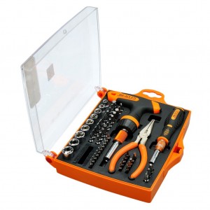 Набор отверток JM-6115, 60в1.Универсальный набор инструмента.Материал: головки изготовлены из хромованадиевой стали высокого стандарта,твердость HRC50 - 52