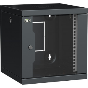 LINEA WS Шкаф 10" 6U 320х310мм дверь стекл. черн. LWS5-06U33-GF