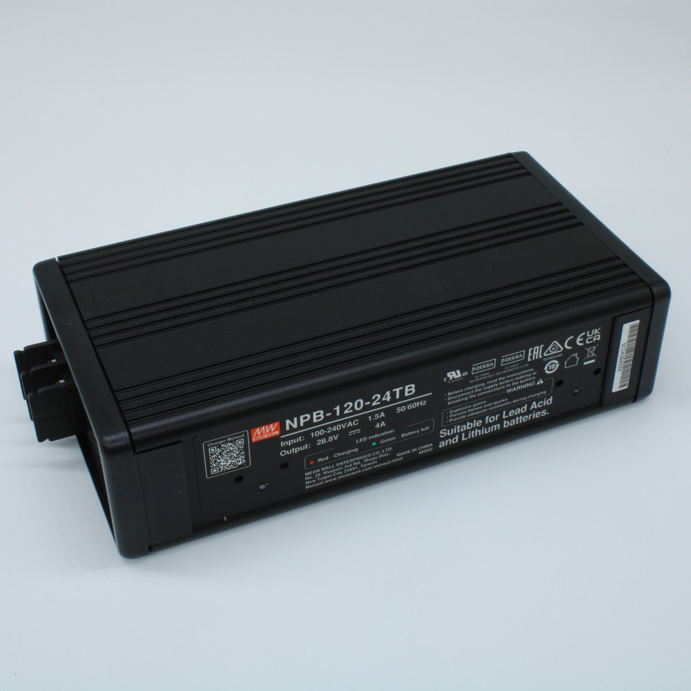 Изображение товара Зарядное устройство AC/DC NPB-120-24TB 121,6 Вт для свинцовых и литий-ионных батарей