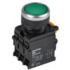 Кнопка с подсветкой d=22мм 1NO+1NC зел-ная MASTER IEK MI-BT60-11D-3-12-K06