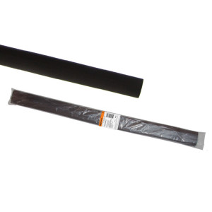 Термоусаживаемая трубка ТУТнг 8/4 черная по 1м (50 м/упак) SQ0518-0214