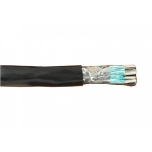 1121 CL005, Монтажный провод 28AWG 3C BRAID SHLD 100FT SPOOL CLEAR