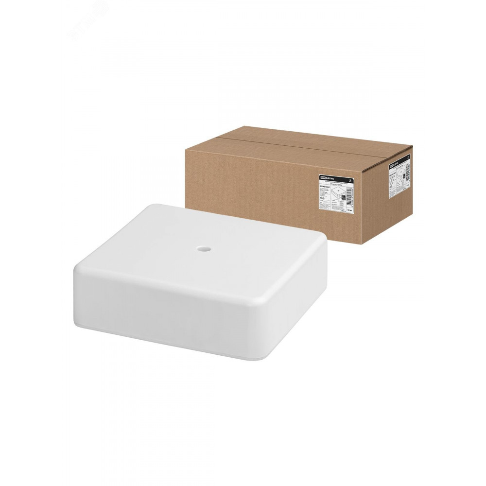 Изображение товара Коробка распаячная КР 100х100х29 ОП белая IP40 SQ1401-0207