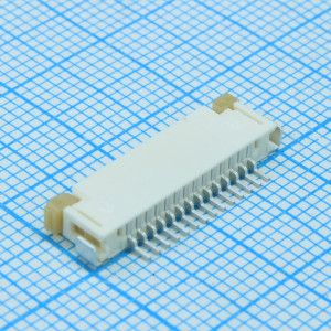 522071460, Соединитель FFC/FPC 14 контактов шаг 1мм угловой SMD лента на катушке