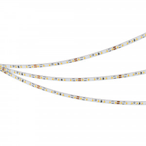 Лента MICROLED-M168-4mm 24V Day4000 (5 W/m, IP20, 2216, 5m) 046730, Светодиодная гибкая лента MICROLED-M168, открытая IP20. Светодиоды 2216, 168 шт/м (840 шт на 5 м), белая плата 4 мм, скотч 3M. Цвет ДНЕВНОЙ 4000 K, цветопередача CRI>90, угол 120°. Питание 24 В, мощность 5 Вт/м (25 Вт на 5 м). Размеры 5000x4x1.2 мм. Мин.