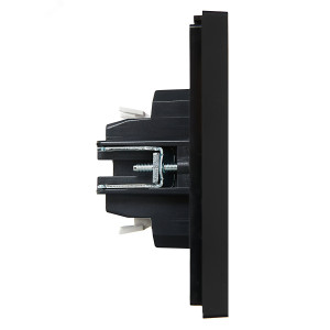 Выключатель 1-кл. СП FORTE&PIANO 10А FP101 черн. IEK FP-V10-0-10-1-K02