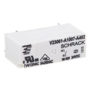 4-1393222-2, Реле, Конфиг: 1A; Uкатушки: 24 В; AC-DC: DC; Pупр(max): 220 мВт; Iкомм: 8 А; Изоляция: 4 кВ