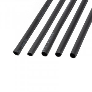 Трубка термоусадочная СТТК (2:1) 4.8/2.4 черная, двустенная клеевая термоусаживаемая трубка в метровой нарезке
