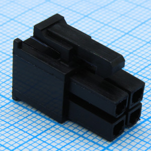 39013045, 
Корпус разъема RCP 4 контакта шаг 4.2мм монтаж на кабель пакет