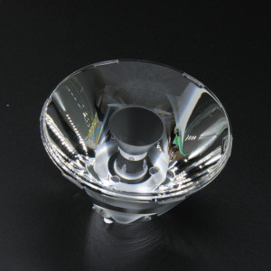 AJYS56DH38-2G, Линза для светодиода 3535/3030/5050XML, эфф=93%, ~2°, D=56мм H:38мм, PMMA